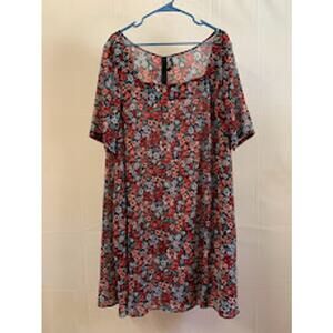 Eshakti Sheer Women's Dress Floral Print with pockets